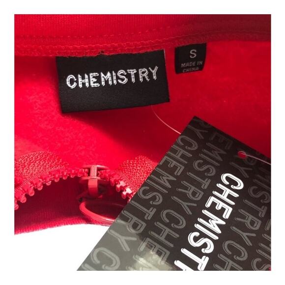 Après-ski Club by Chemistry Cropped 3/4 Zip Mock Neck Sweatshirt NWT - Picture 10 of 15